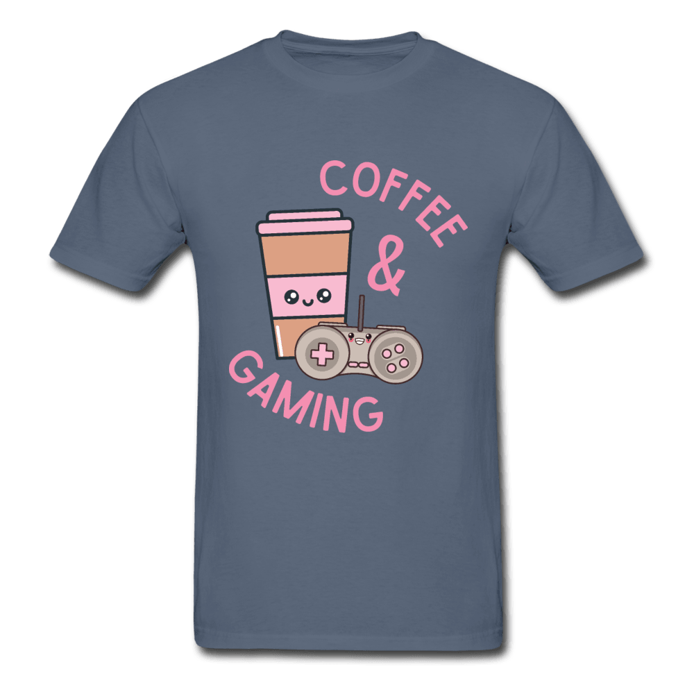 Coffee and Gaming Ultra Cotton T-Shirt - denim