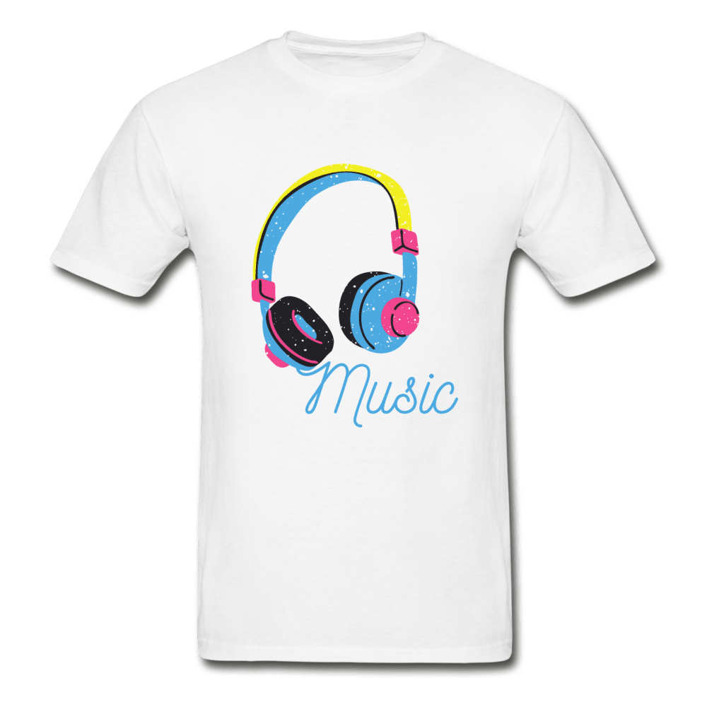 Music Is My Breath of Air Ultra Cotton T-Shirt - white