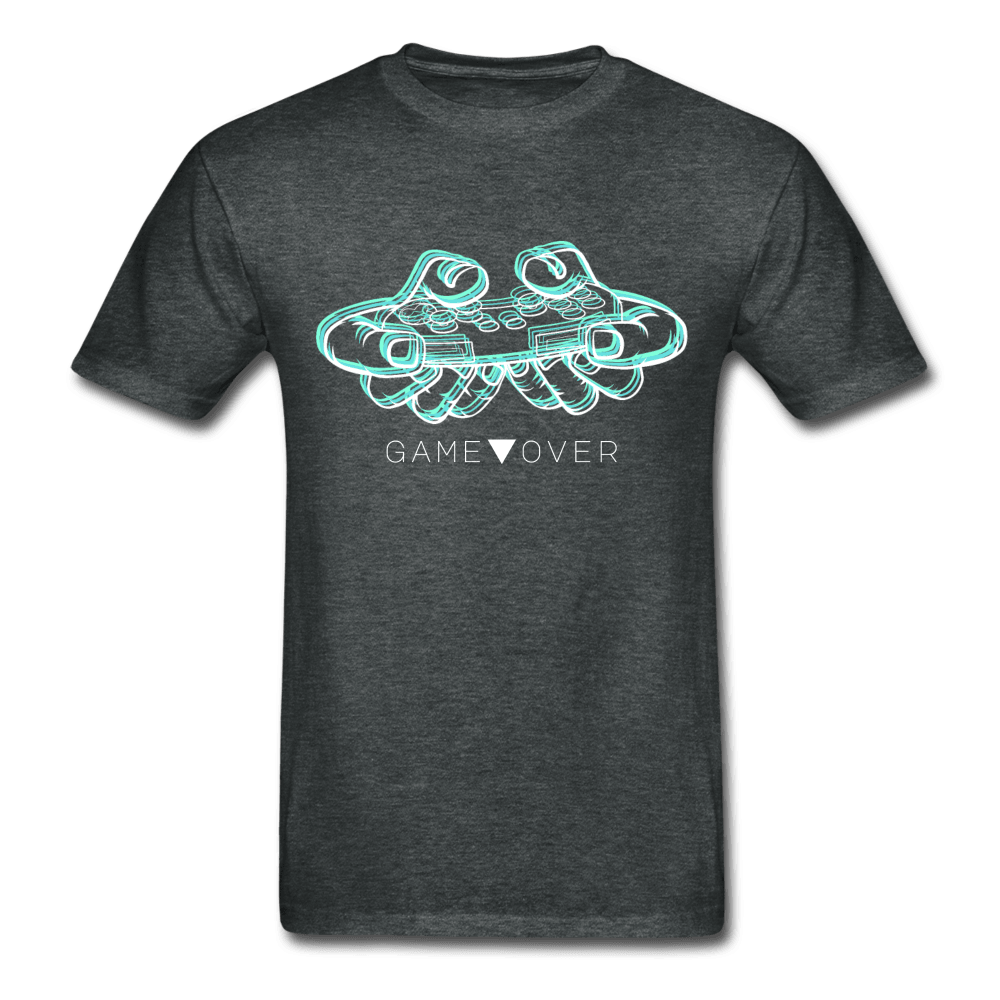 Glitch Gaming Game Over Ultra Cotton T-Shirt - deep heather