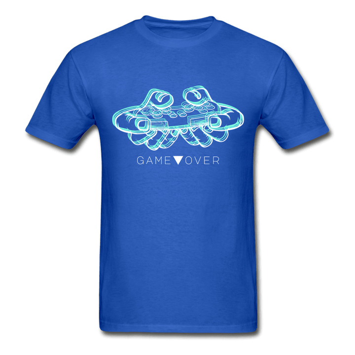 Glitch Gaming Game Over Ultra Cotton T-Shirt - royal blue