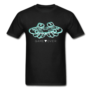 Glitch Gaming Game Over Ultra Cotton T-Shirt - black