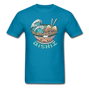 Oishii Desu! Ramen Ocean Unisex T-Shirt - turquoise