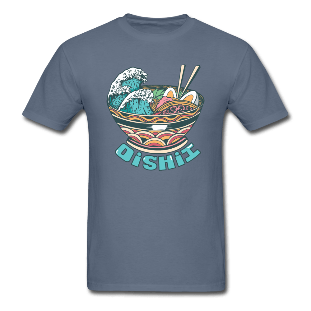 Oishii Desu! Ramen Ocean Unisex T-Shirt - denim