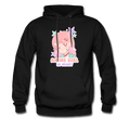 Anime Girl In Heart Cute Hoodie - black