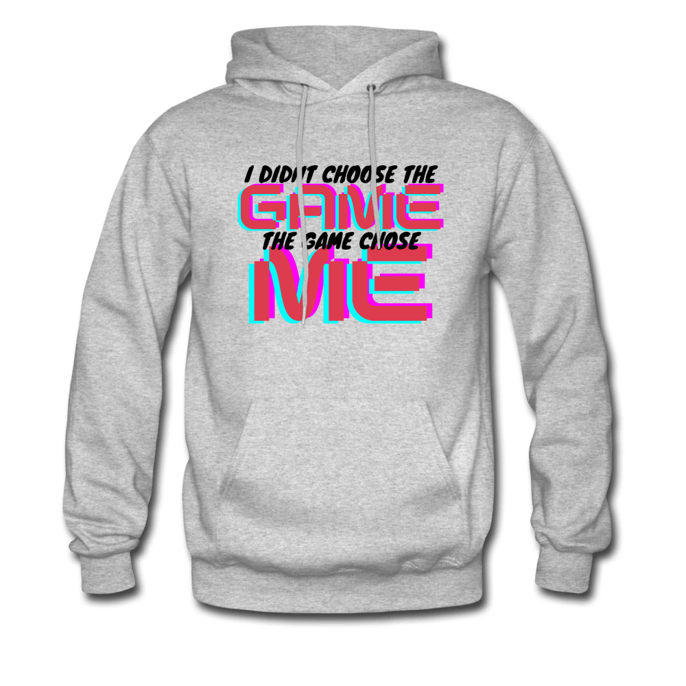 I didn't Choose the Game The Game Chose Me Hoodie - heather gray
