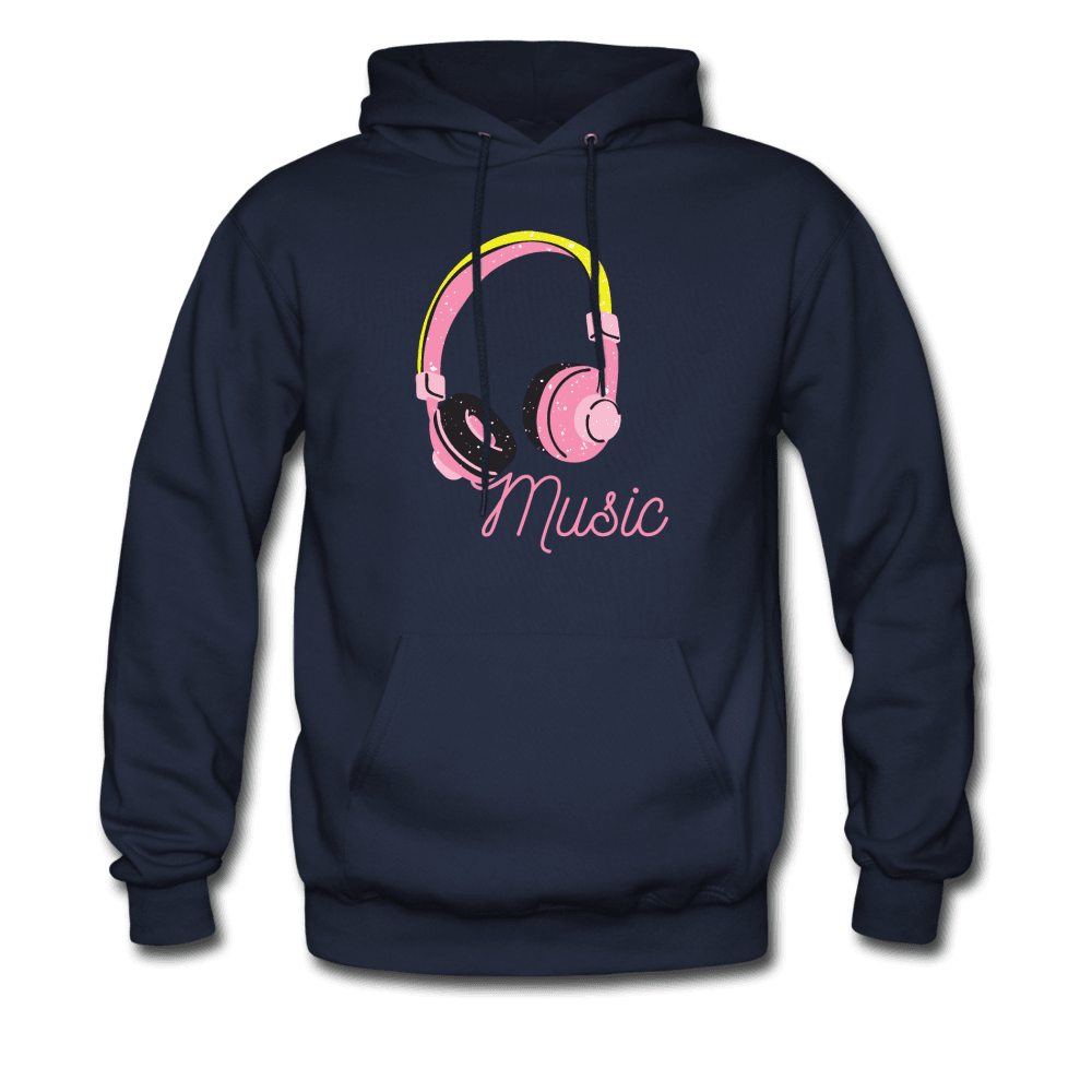 Music Is My Soul Hoodie - navy