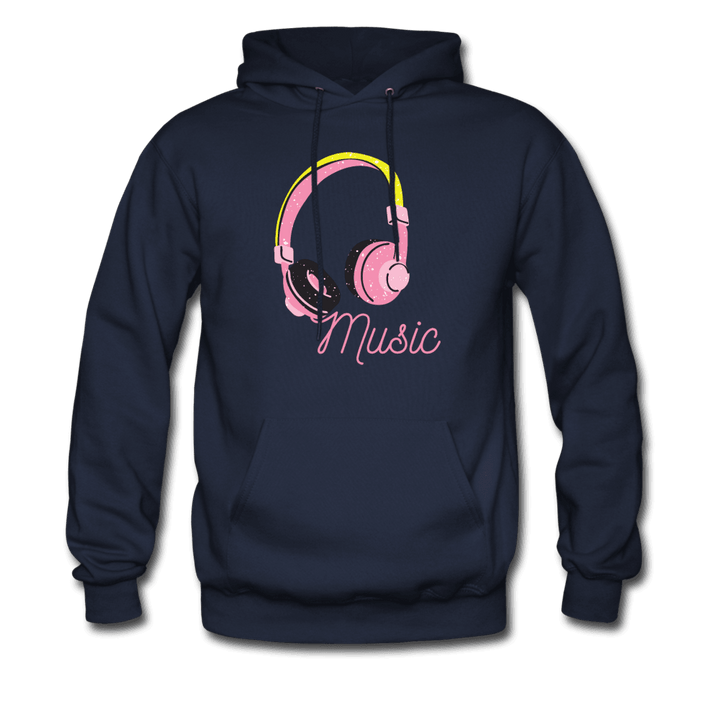Music Is My Soul Hoodie - navy
