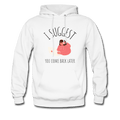I Suggest You Come Back Later Gamer Girl Hoodie - white