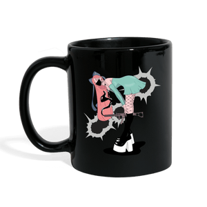 Gunslinger Anime Girl Mug - black