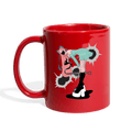 Gunslinger Anime Girl Mug - red