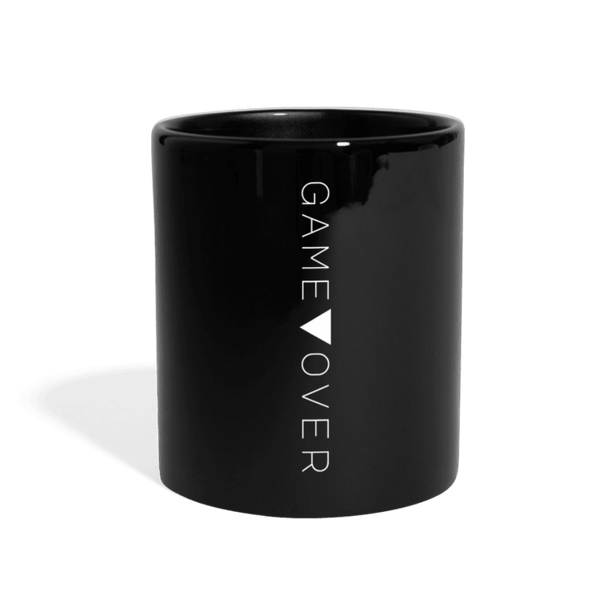 Game Over Glitch Gaming Mug - black