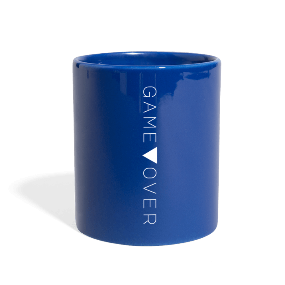 Game Over Glitch Gaming Mug - royal blue
