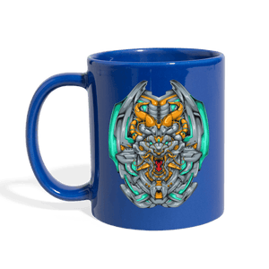 Mecha Dragon Emerald Mug - royal blue