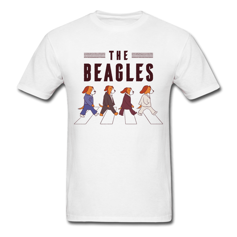 The Beagles Unisex T-Shirt - white