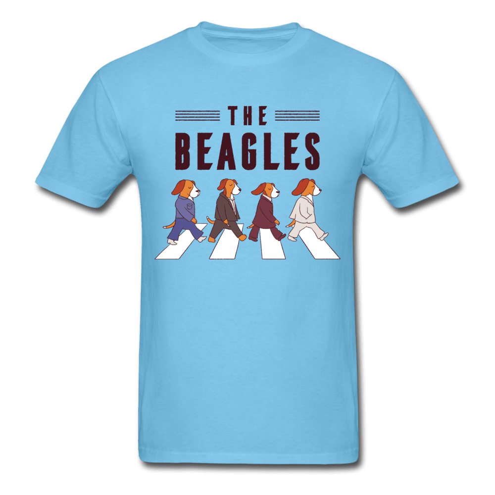The Beagles Unisex T-Shirt - aquatic blue