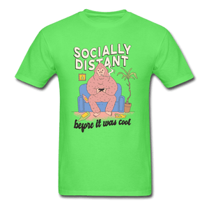 Socially Distant Before It Was Cool Gaming Gorilla Unisex T-Shirt - kiwi