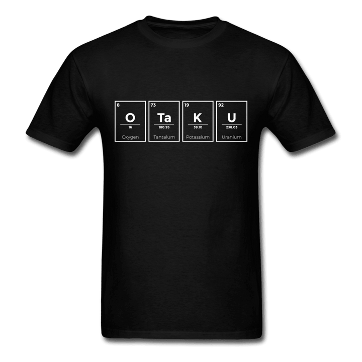 OTAKU Periodic Table #Nerd Unisex Classic T-Shirt - black