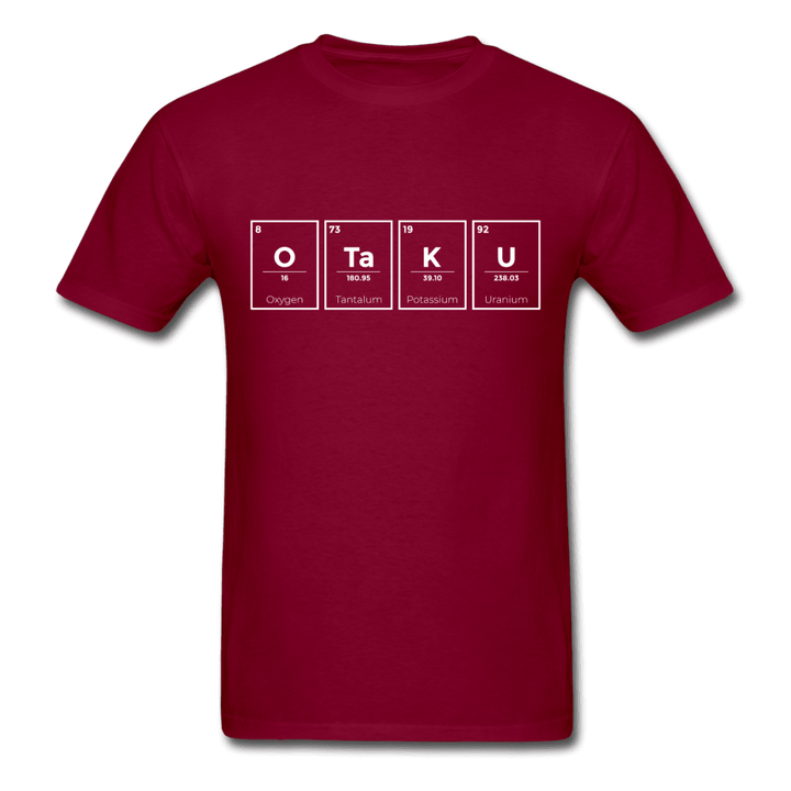 OTAKU Periodic Table #Nerd Unisex Classic T-Shirt - burgundy