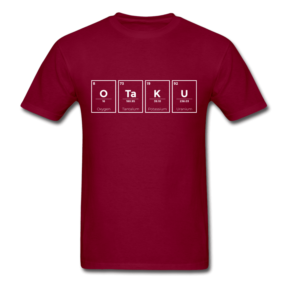 OTAKU Periodic Table #Nerd Unisex Classic T-Shirt - burgundy