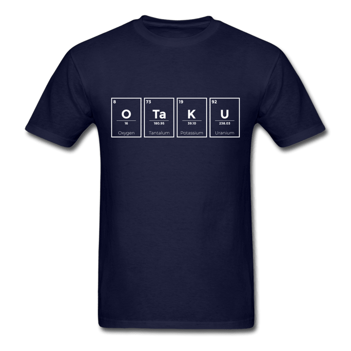 OTAKU Periodic Table #Nerd Unisex Classic T-Shirt - navy