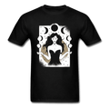 Black Moon Sorceress Unisex T-Shirt - black