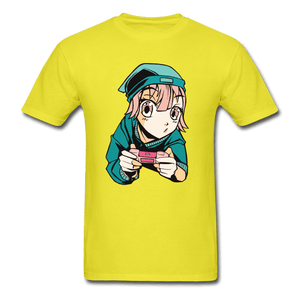 Anime Gamer Ultra Concentration Unisex T-Shirt - yellow