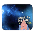 Socially Distant Gaming Pink Gorilla Mouse Pad - white