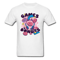 Games and Donuts Sweet Life Unisex T-Shirt - white