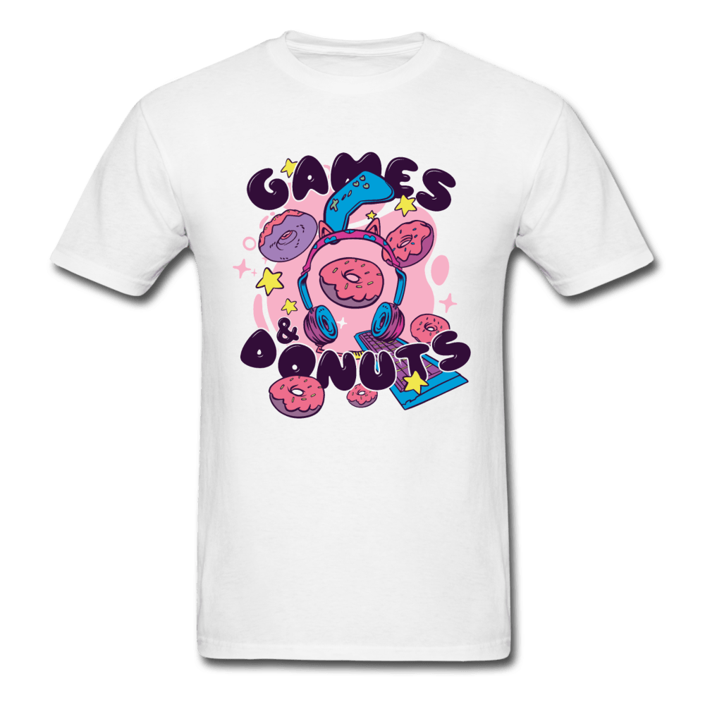 Games and Donuts Sweet Life Unisex T-Shirt - white