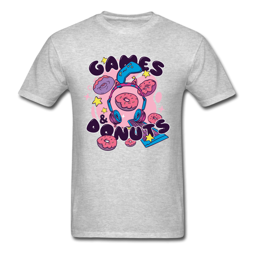 Games and Donuts Sweet Life Unisex T-Shirt - heather gray