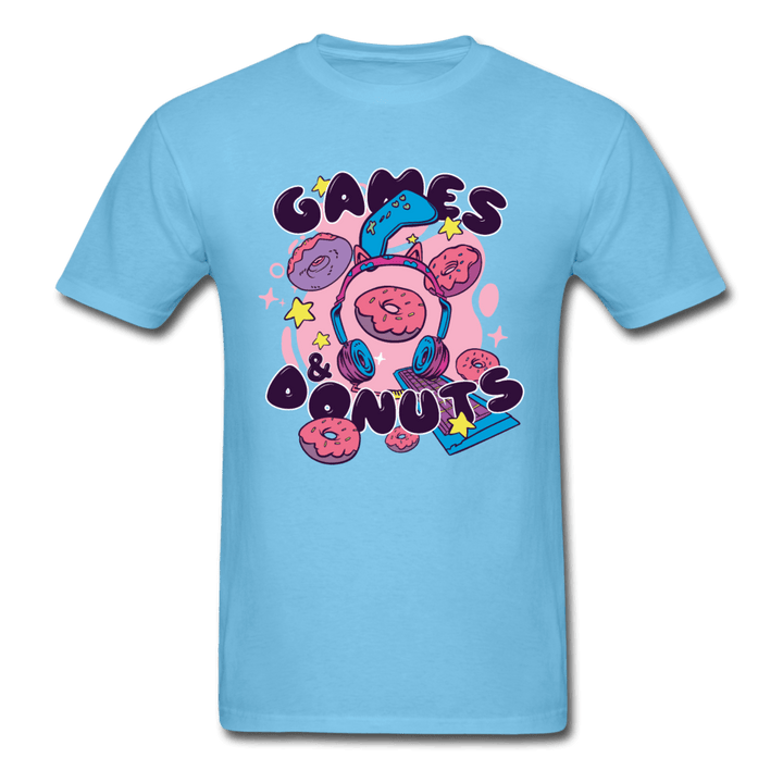 Games and Donuts Sweet Life Unisex T-Shirt - aquatic blue