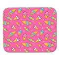 I Scream for Pink Ice Cream Mouse Pad - white