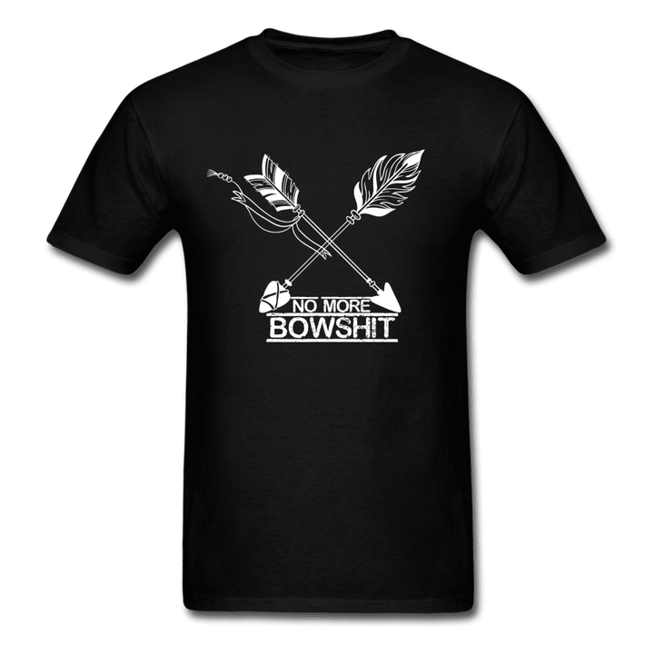 No More Bowshit Archer Ranger Unisex T-Shirt - black