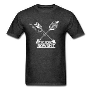 No More Bowshit Archer Ranger Unisex T-Shirt - heather black