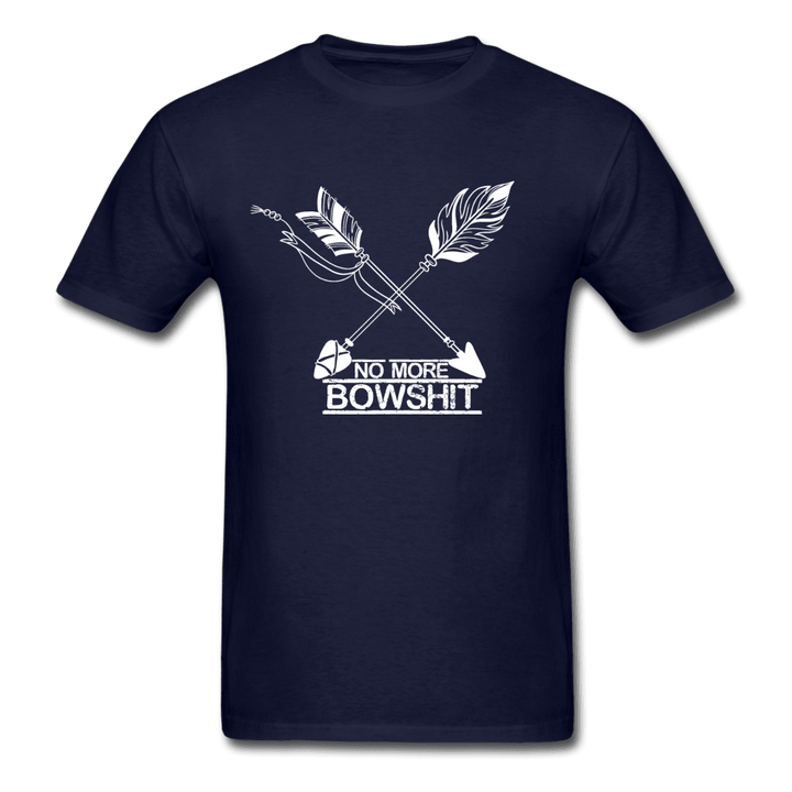 No More Bowshit Archer Ranger Unisex T-Shirt - navy