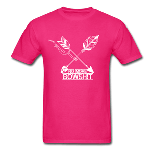 No More Bowshit Archer Ranger Unisex T-Shirt - fuchsia
