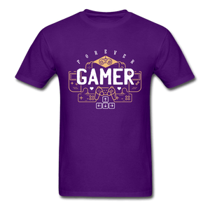 Forever Gamer Retro Gaming T-Shirt - purple