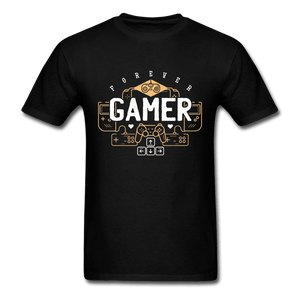 Forever Gamer Retro Gaming T-Shirt - black