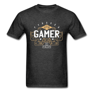 Forever Gamer Retro Gaming T-Shirt - heather black