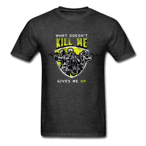 What Doesn't Kill Me Gives Me XP Shirt - heather black