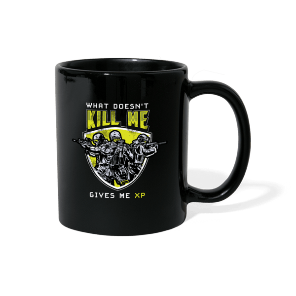 What Doesn't Kill Me Gives Me XP Mug - black
