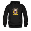 Game Over Try Never Again Skull Reaper Unisex Hoodie - black