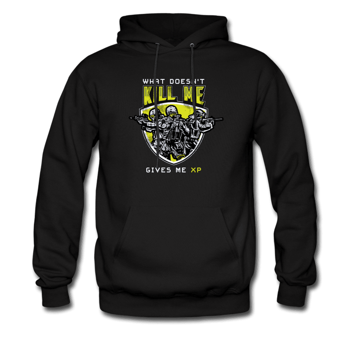 What Doesn't Kill Me Gives Me XP Hoodie - black