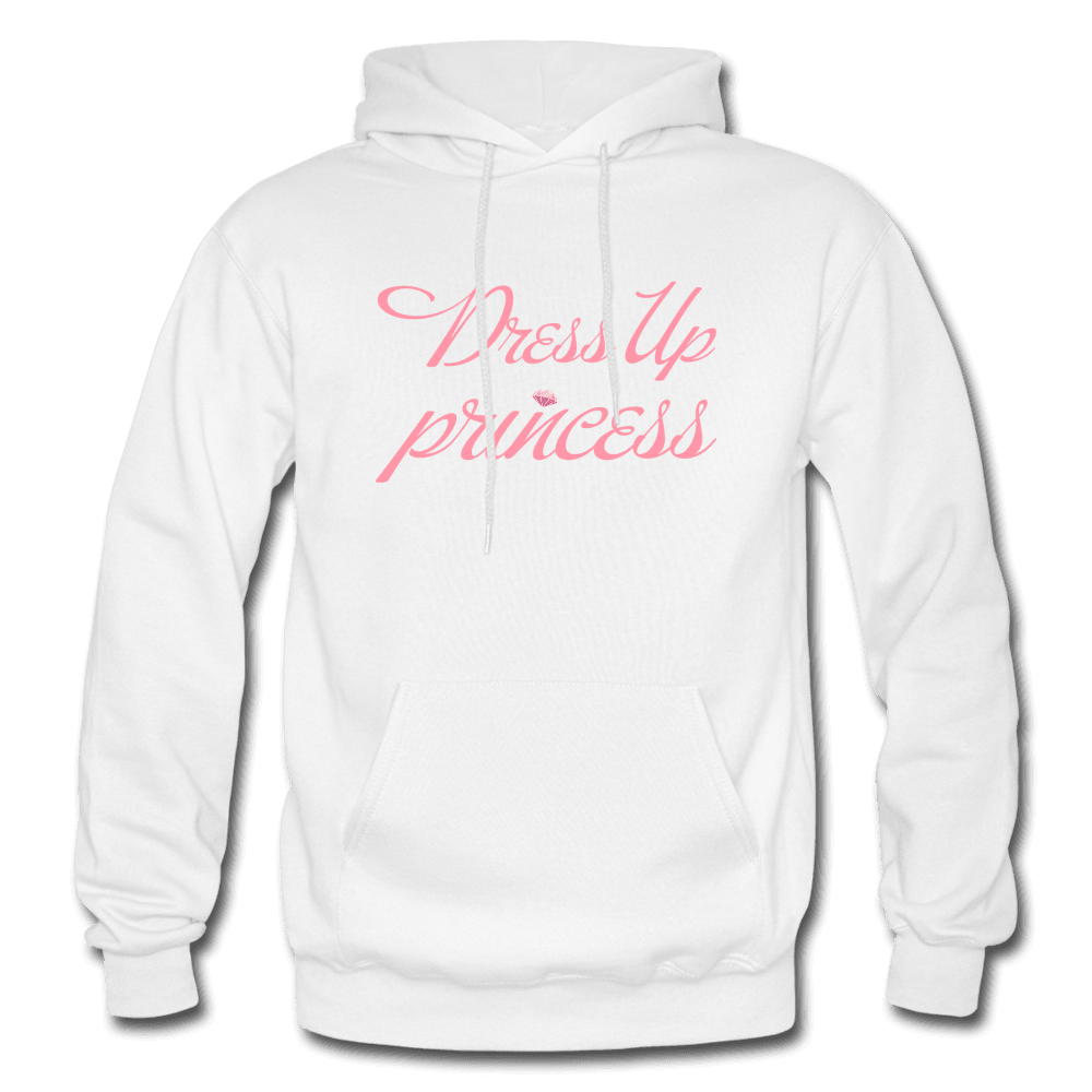 Dress Up Princess Hoodie - white
