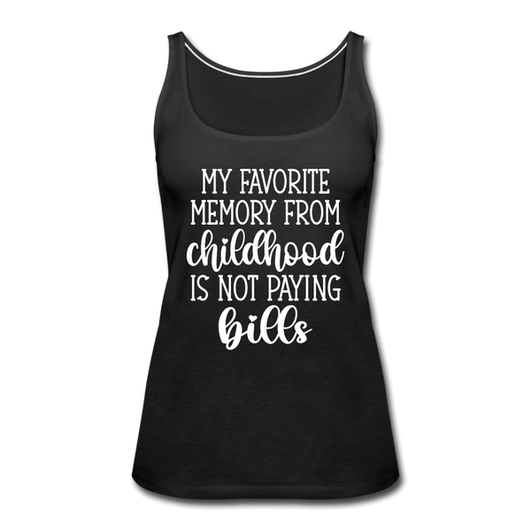 Favorite Childhood Memory Tank Top - black