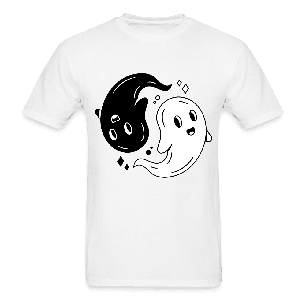 Ghost Fellas Yin Yang T-Shirt - white
