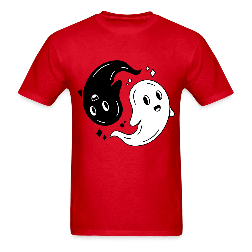 Ghost Fellas Yin Yang T-Shirt - red