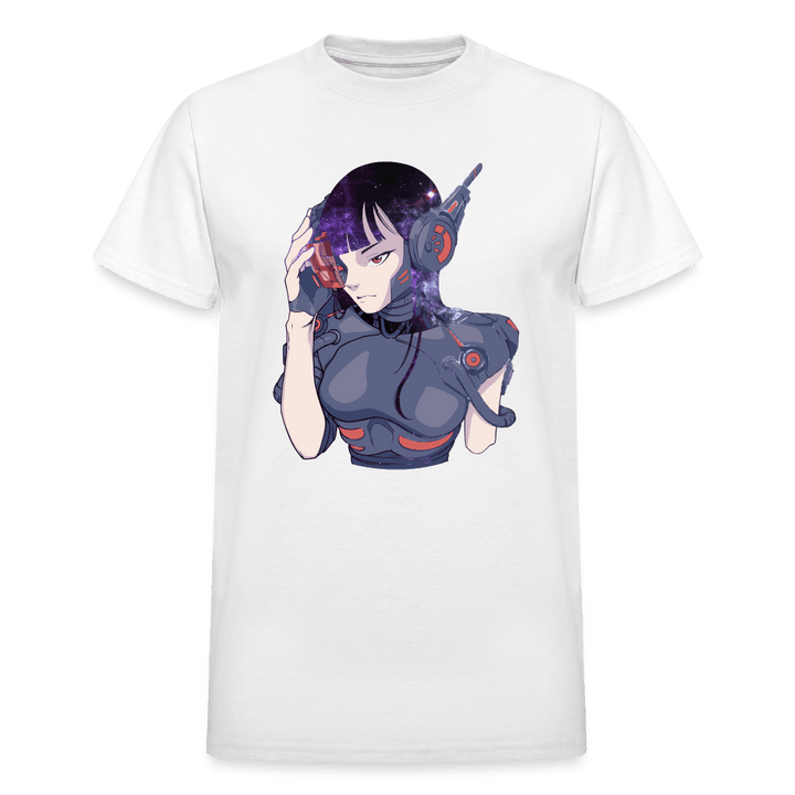 Cosmic Battle Anime T-Shirt - white