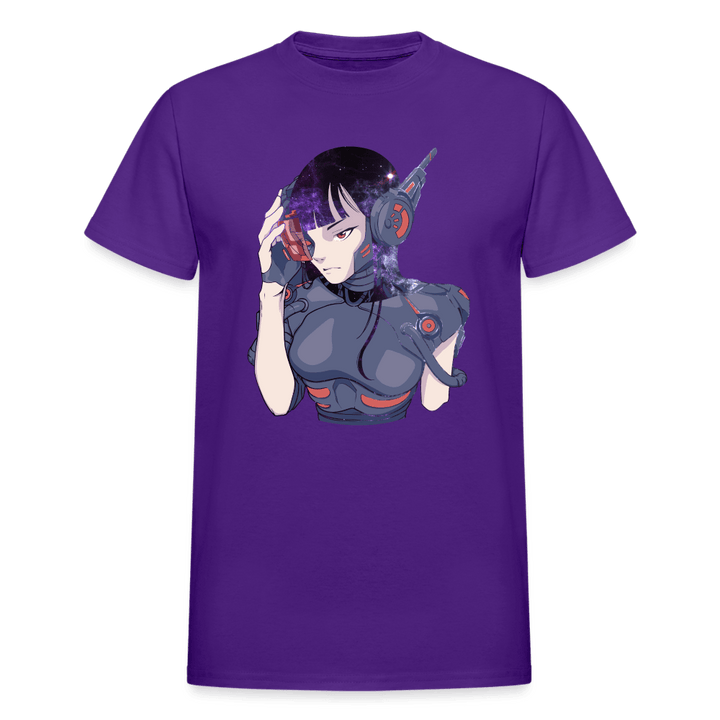 Cosmic Battle Anime T-Shirt - purple