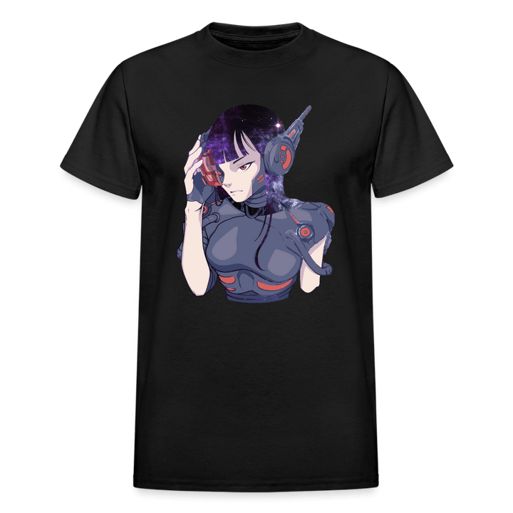 Cosmic Battle Anime T-Shirt - black